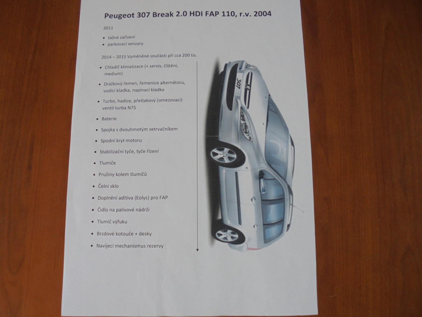 Peugeot 307, 2004 - pohled č. 31